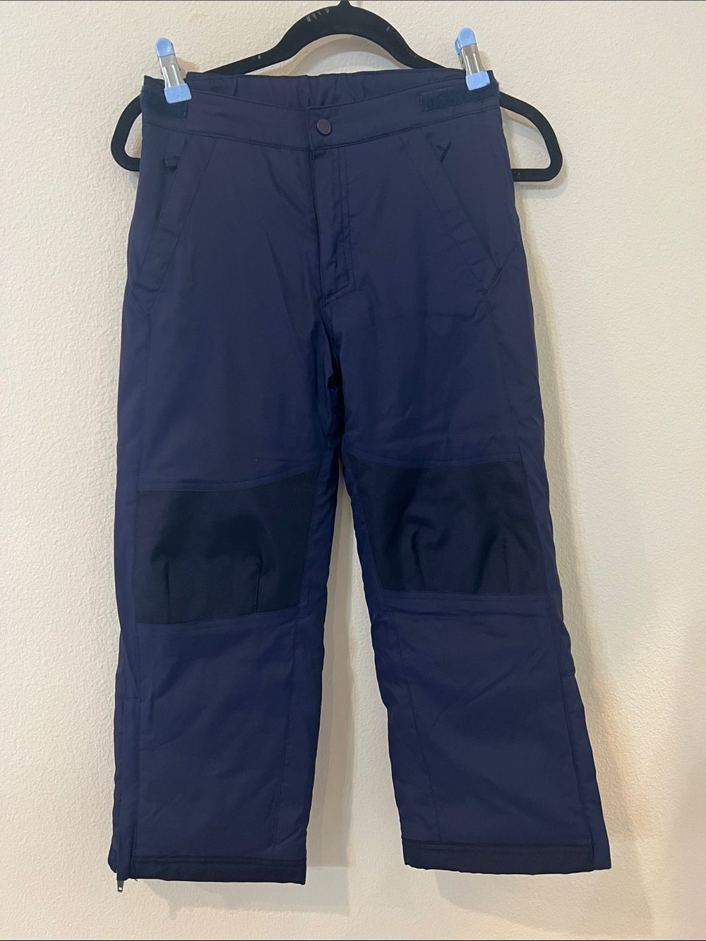 L.L.Bean Insulated Snow Ski Pants Navy Waterproof Winter Snowboard Adjustable Wa